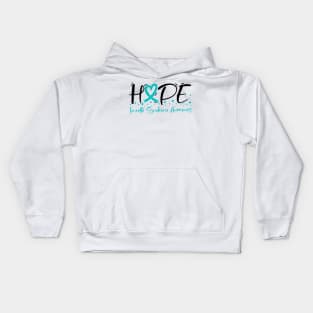 Hope Tourette Syndrome Awareness Kids Hoodie